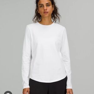 lululemon athletica Women's White Long-Sleeve Top